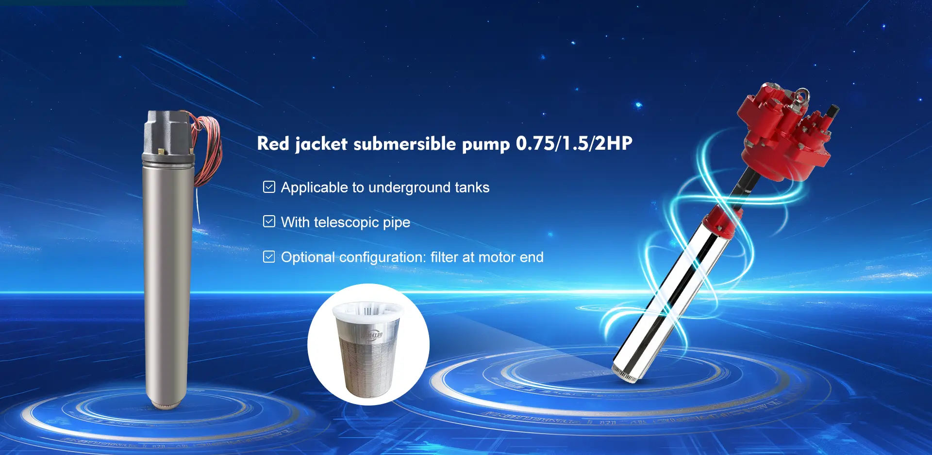 Red Jacket Dompel Pump Head Factory